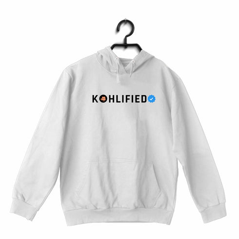 Quirkipedia Kohlified Verified Cricket     Hooded SweatShirts